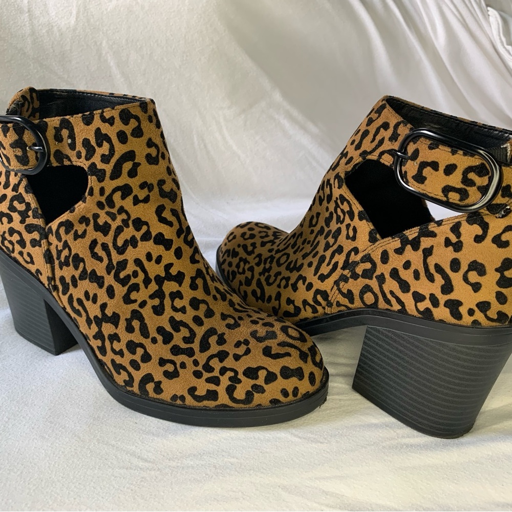 EUC MIX NO. 6 OPEN BOOTIE Cheetah Print